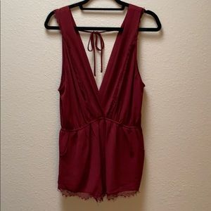 Red Wine Romper